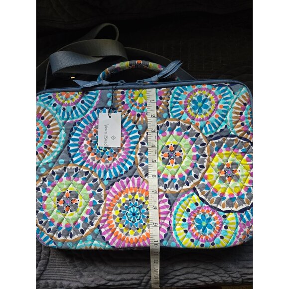 Vera Bradley Laptop Workstation Crossbody Sunny Medallion NWT - Picture 7 of 7